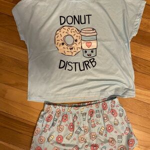 Donut Disturb Pajama Set